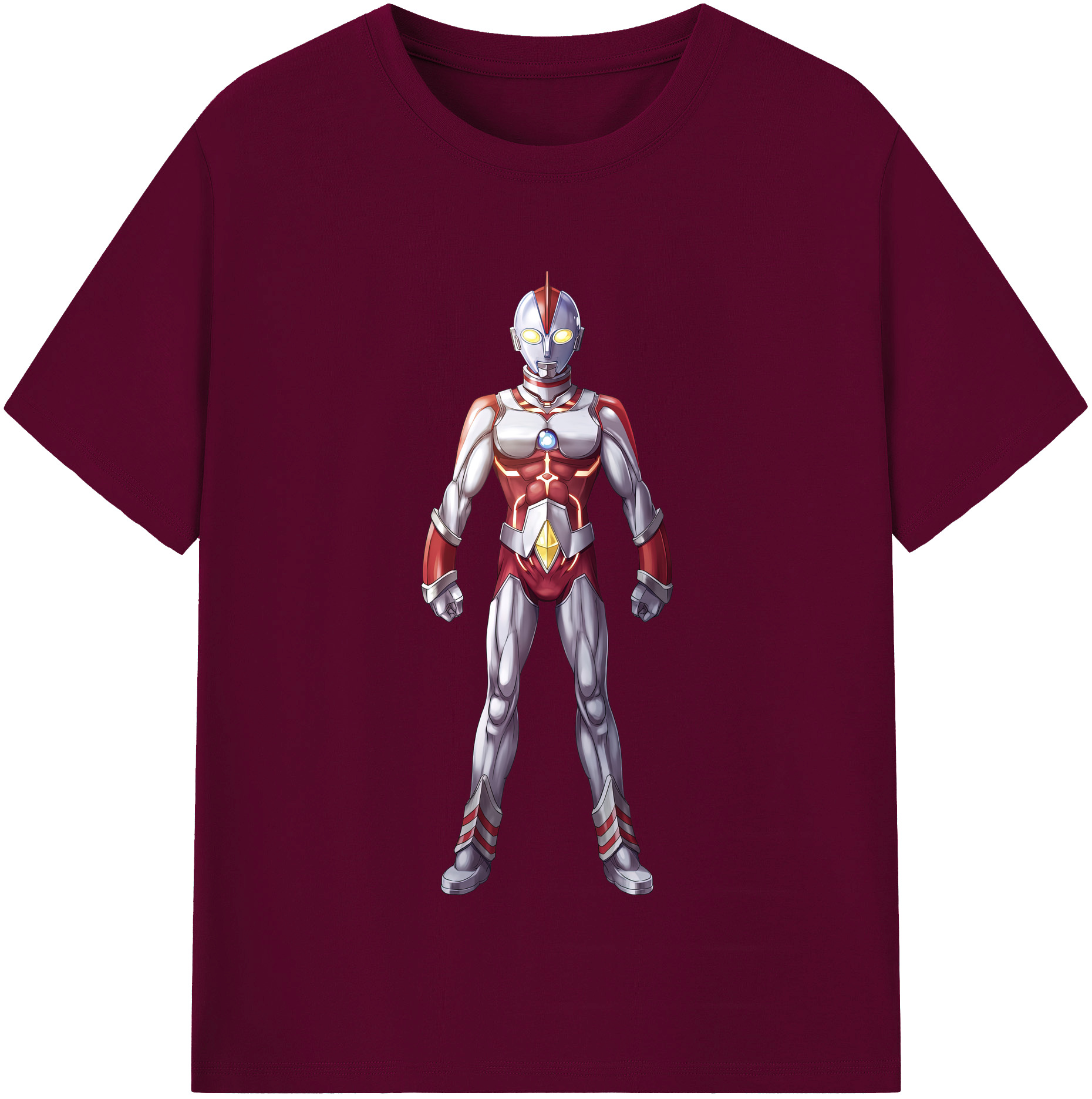 （画像用） ウルトラマン Ultraman レディースカジュアルプリントTシャツ（綿100％）